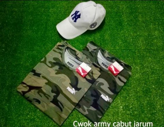 Pakaian Pria Kaos Distro Army