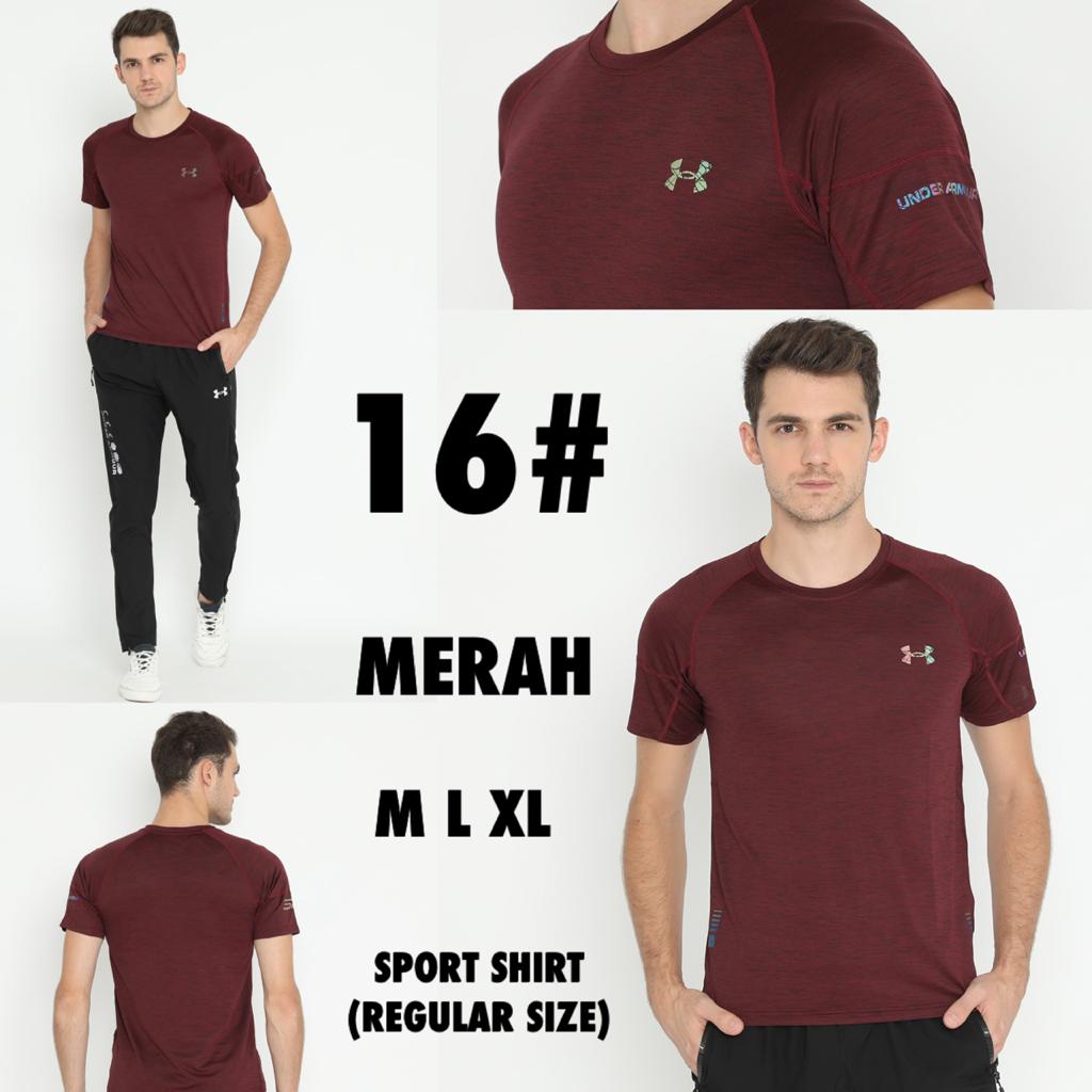 Pakaian Olahraga Kaos Regular Sport Shirt