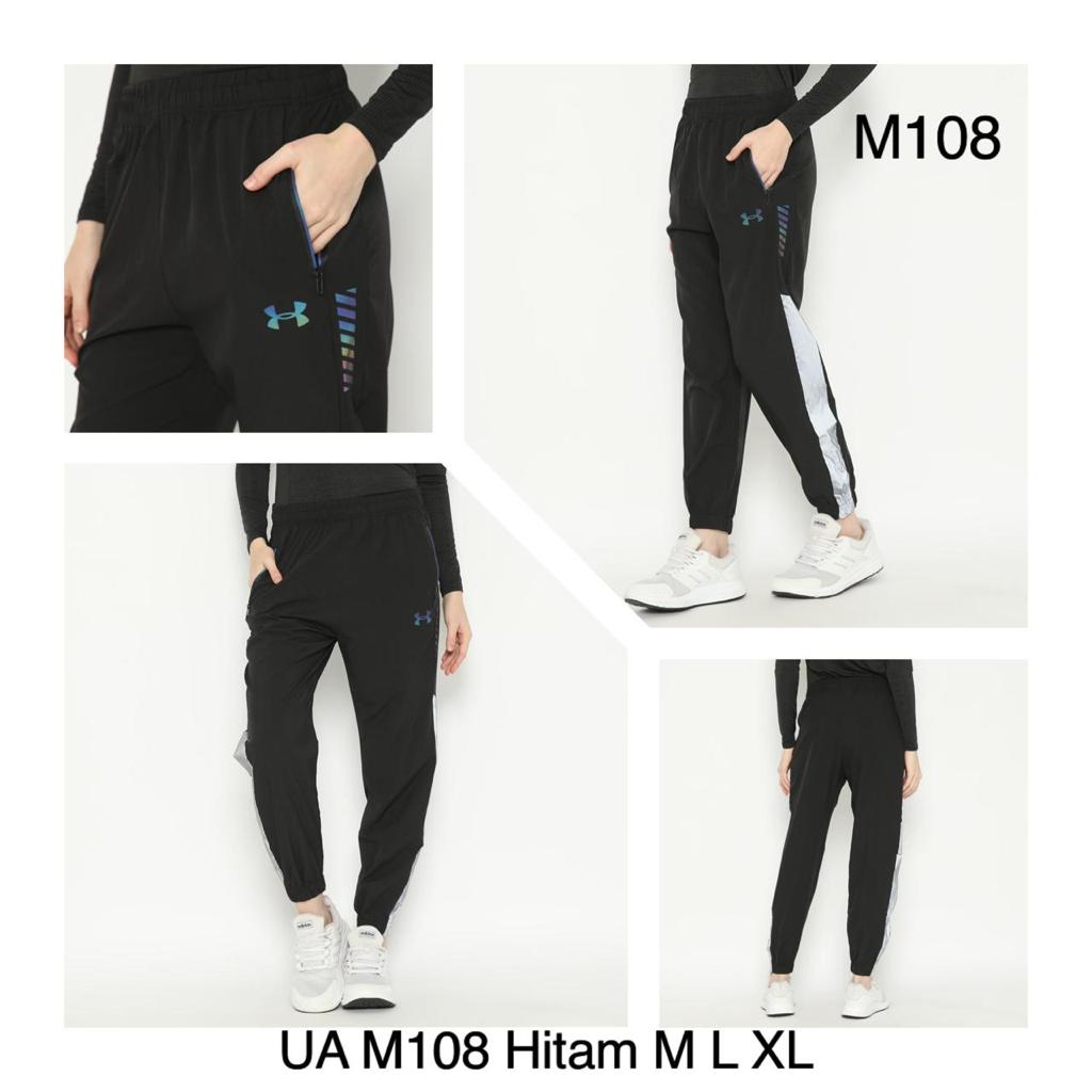 Pakaian Olahraga Celana Jogger Ladies Parasut Micro UA M108