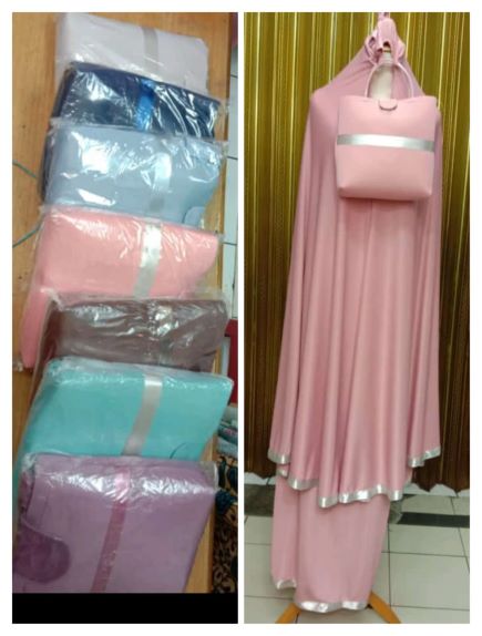 Fashion Muslim Mukena Jersey