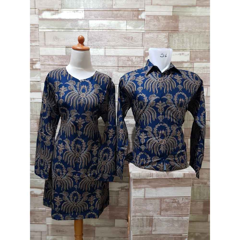 Kemeja &amp; Tunik Batik Couple Batu Raden Motif 7