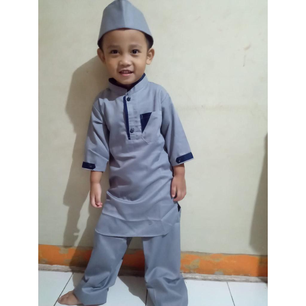 Busana Muslim Anak Setelan Anak Toyobo Lengan 7/8