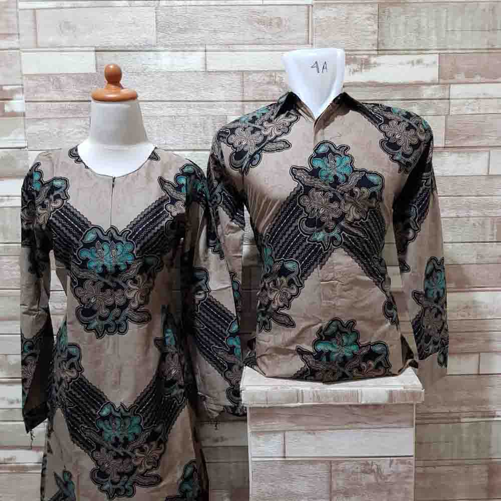 Kemeja &amp; Tunik Batik Couple Batu Raden Motif 2