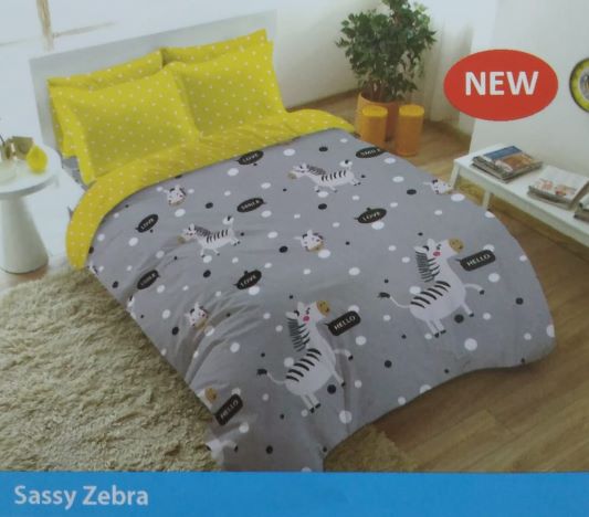 Sprei &amp; Bedcover Fata Sassy Zebra