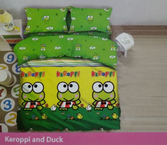 Sprei &amp; Bedcover Fata Keroppi &amp; Duck