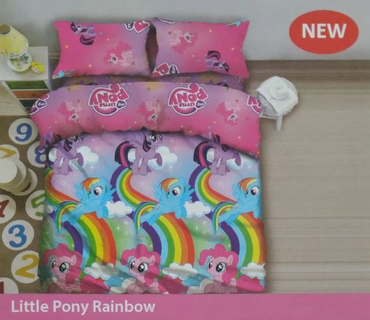 Sprei &amp; Bedcover Fata Little Pony Rainboy