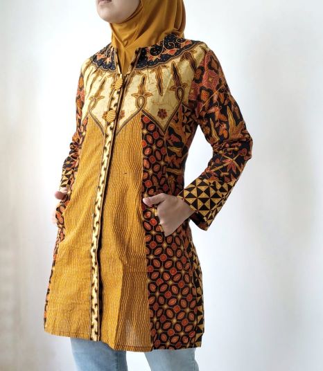 Pakaian Wanita Atasan Tunik Batik