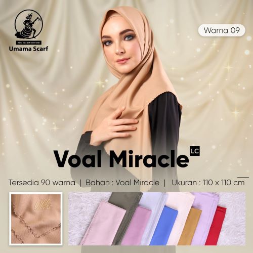 Kerudung Segi Empat Voal Miracle Umama Scarf