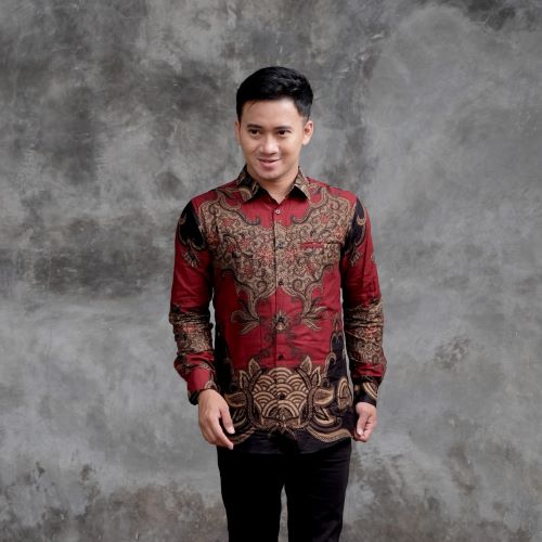 Kemeja Batik Pria Lengan Panjang Nazwa 2