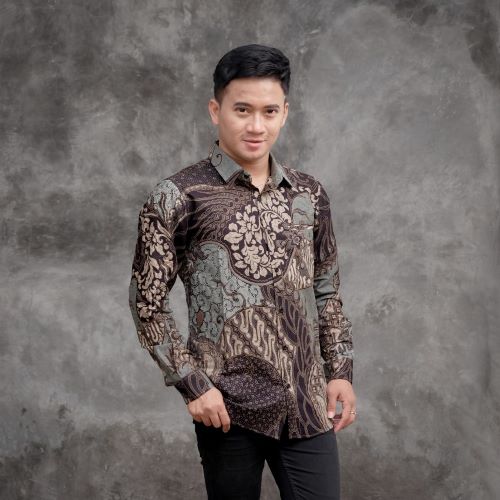 Kemeja Batik Pria Lengan Panjang Nazwa 3