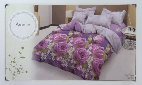 Bed Cover Set Lady Rose King Size