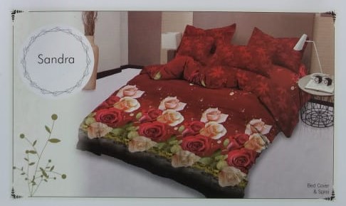 Bed Cover Set Lady Rose King Size