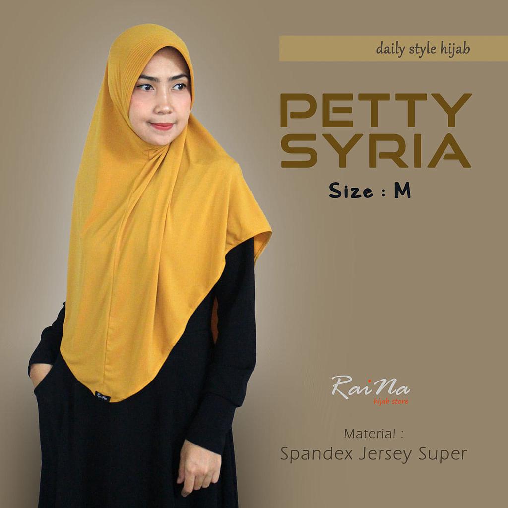 Kerudung Bergo Petty Syria sz M