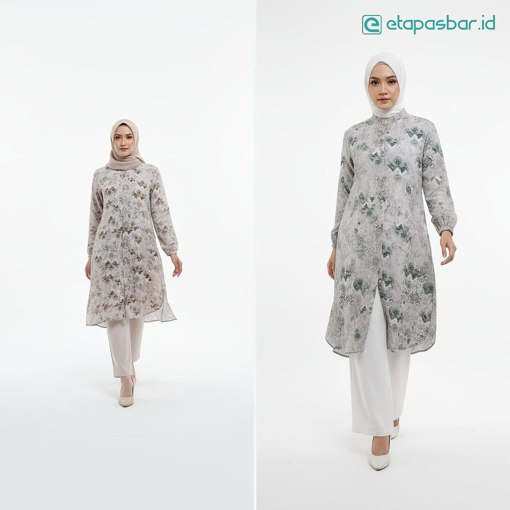 Tunik Katun Rayon - Motif Etnik