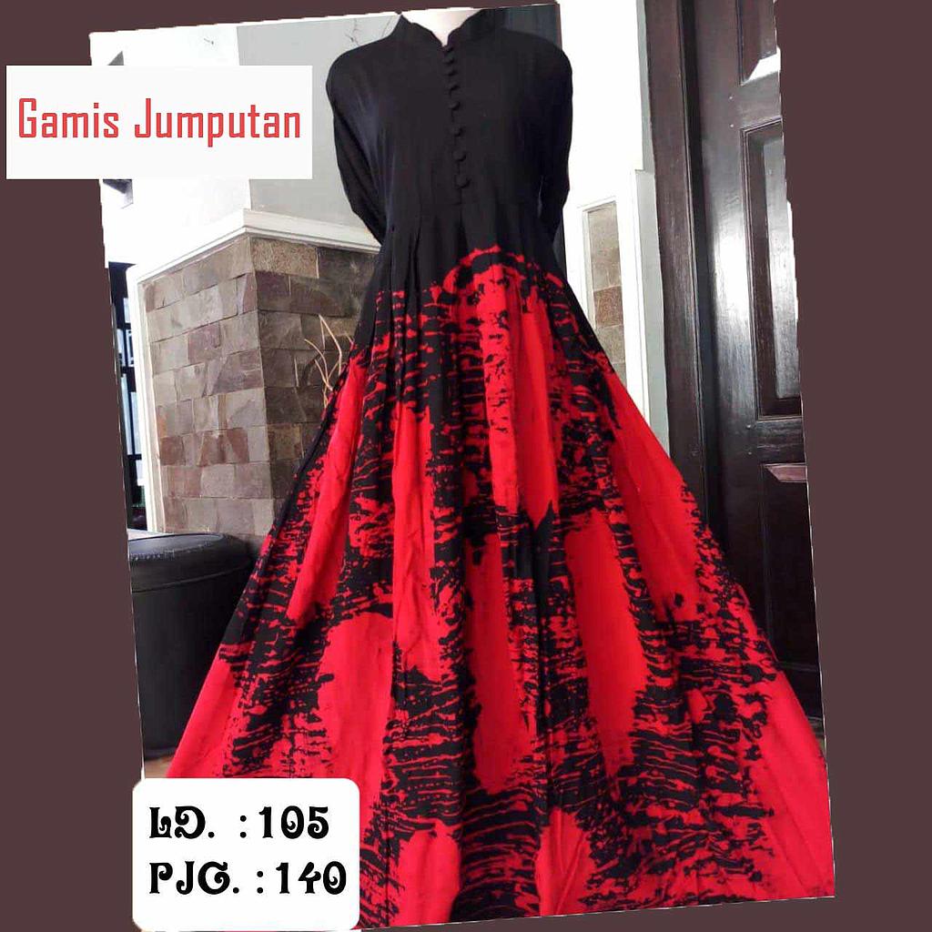 Gamis Jumputan / Gamis Batik / Gamis Jumbo Busui