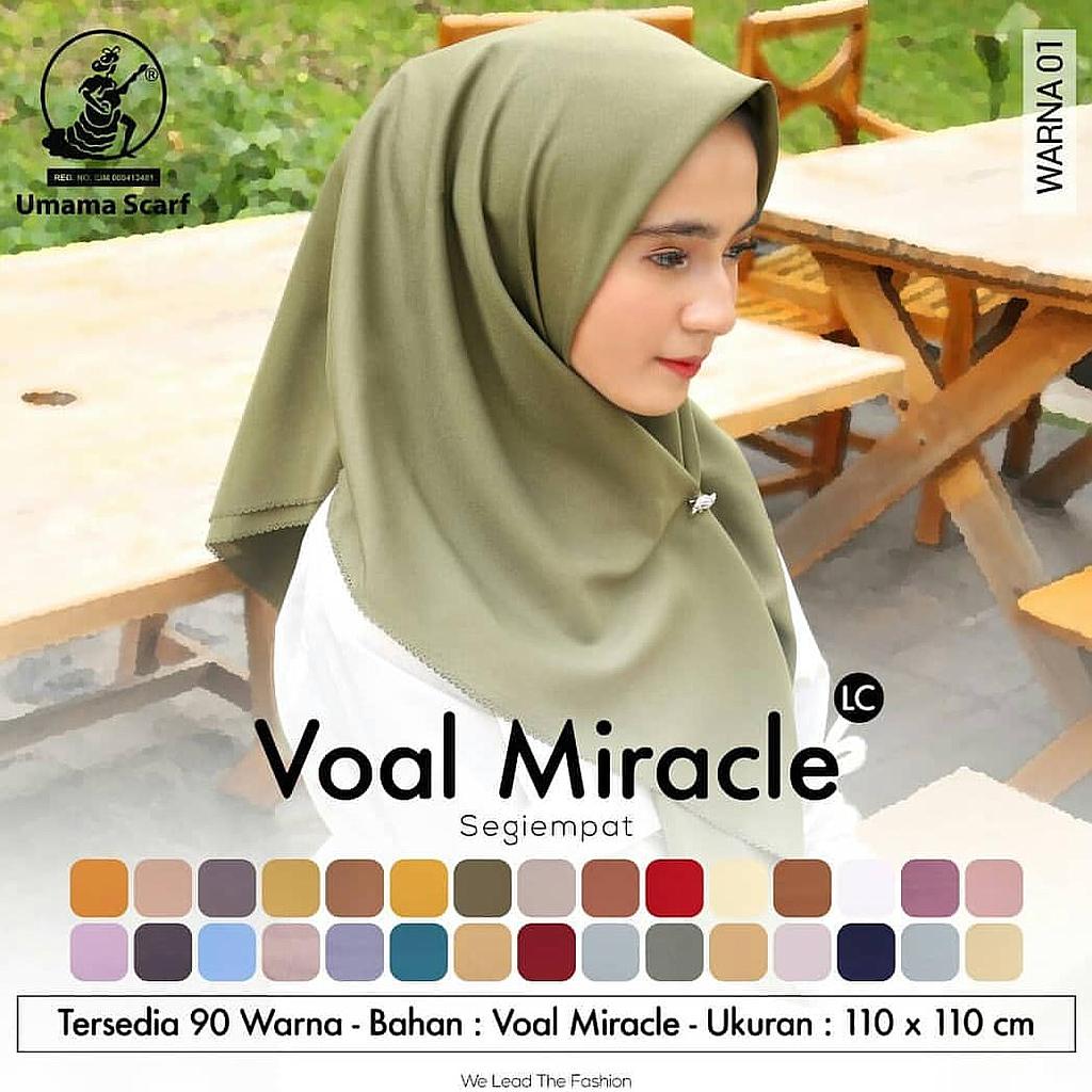 Kerudung Voal Miracle Plain LC