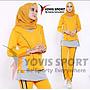 Pakaian Olahraga / Pakaian Senam Yovis Sport Polos