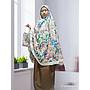 Busana Muslim Wanita Mukena Silk Kembang 2 in 1