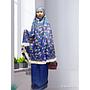 Busana Muslim Wanita Mukena Silk Kembang 2 in 1