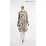 Tunik Bunga Lukis - Coklat 1
