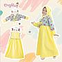 Baju Muslim Anak Ovella 3 in 1 ( Floren )
