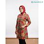 Tunik Batik Rengganis - Motif Bunga Merah