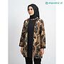 Tunik Batik Rengganis - Motif Wayang Coklat